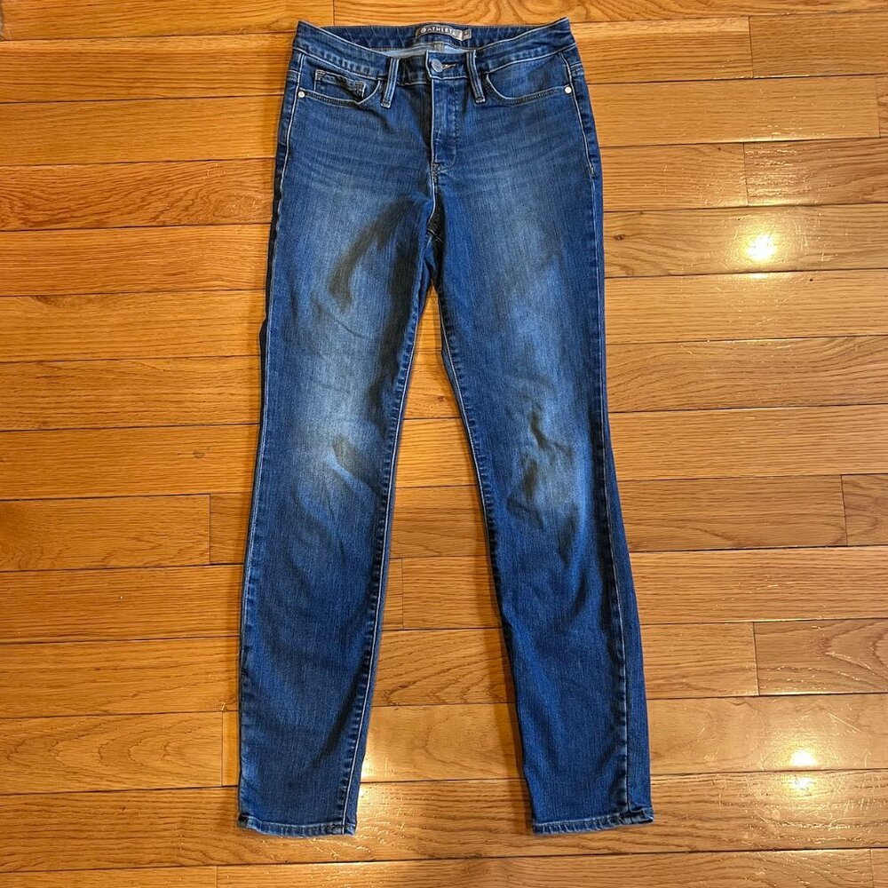 Athleta Dark Wash SculptTek Skinny Jeans Size 4